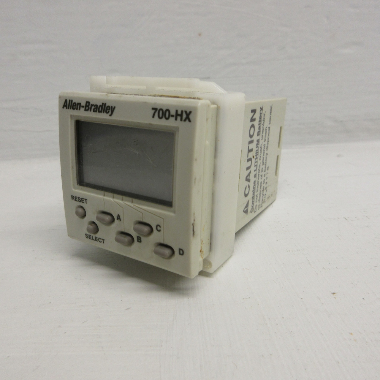 Image of Allen Bradley 700-HX86SA17 Ser A Timing Relay 100/240V 50/60HZ 8-Pin LCD Display