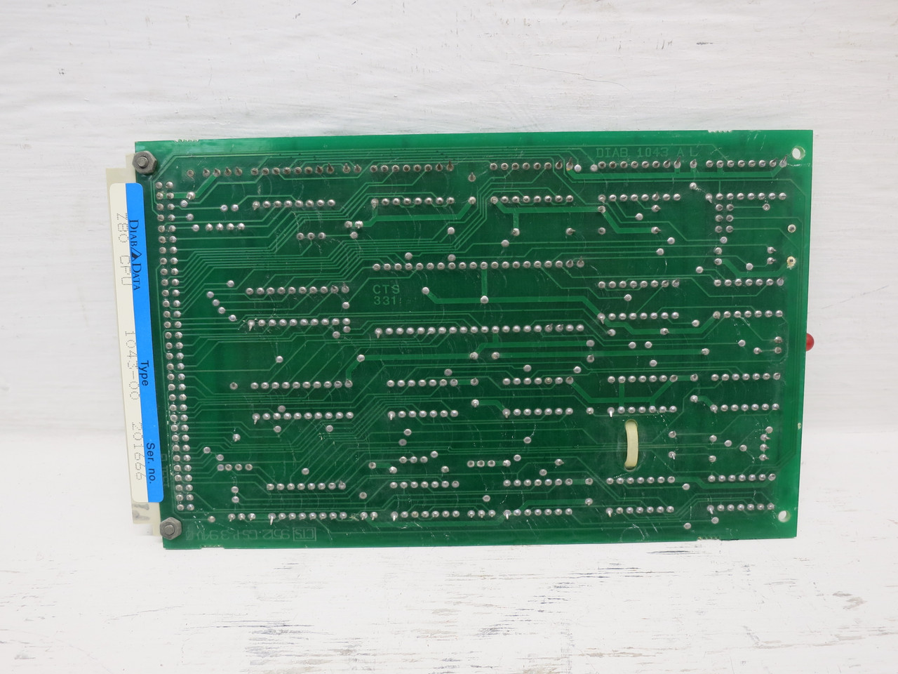 DIAB Data 1043-00 Gedevelop GFM Databoard PC Circuit Board PLC Z80 CPU PCB (DW7922-1)