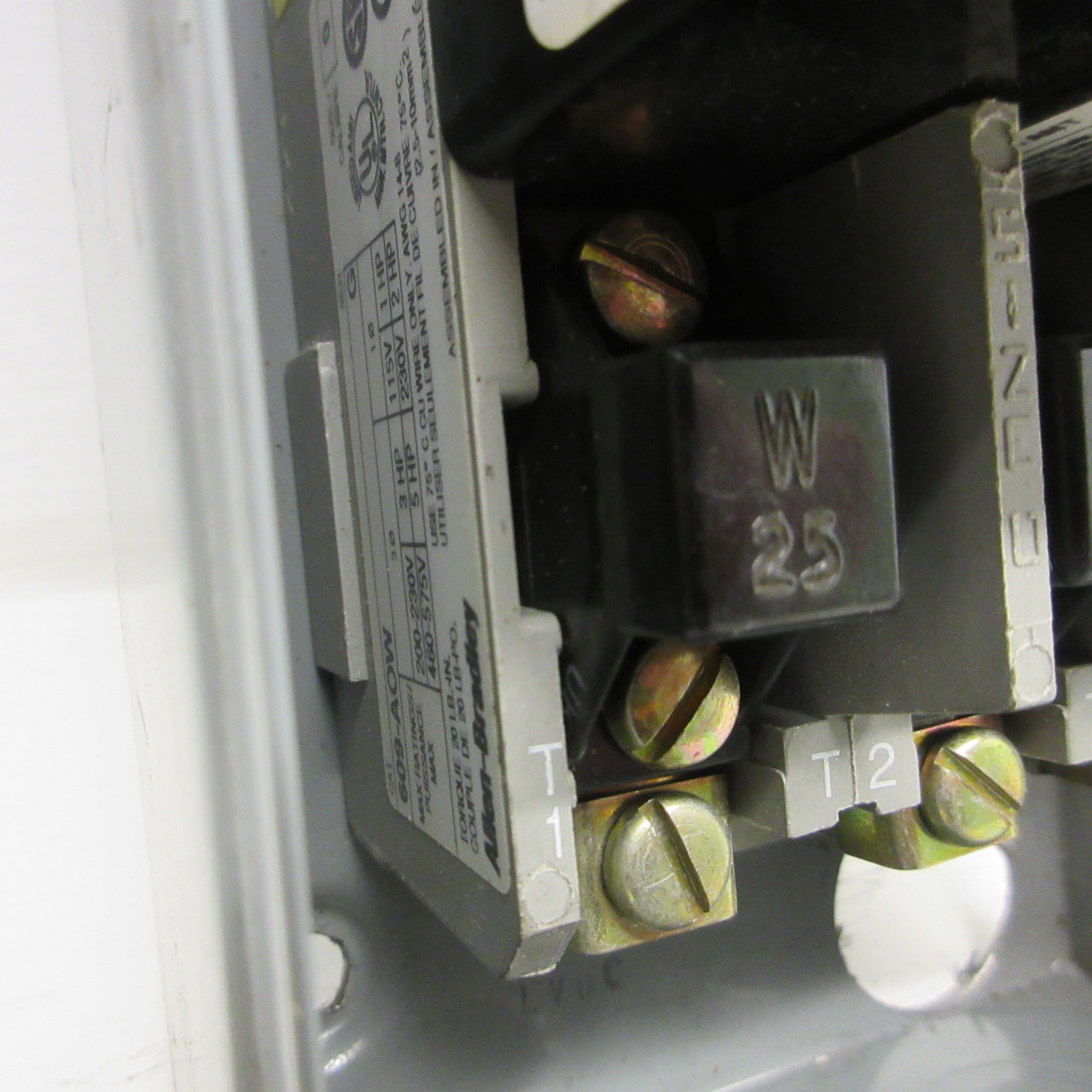 Allen Bradley 609-AAW Size 0 Manual Starter Ser H 3PH NEMA Type 1 609-AOW 609AAW (AH0957-3)