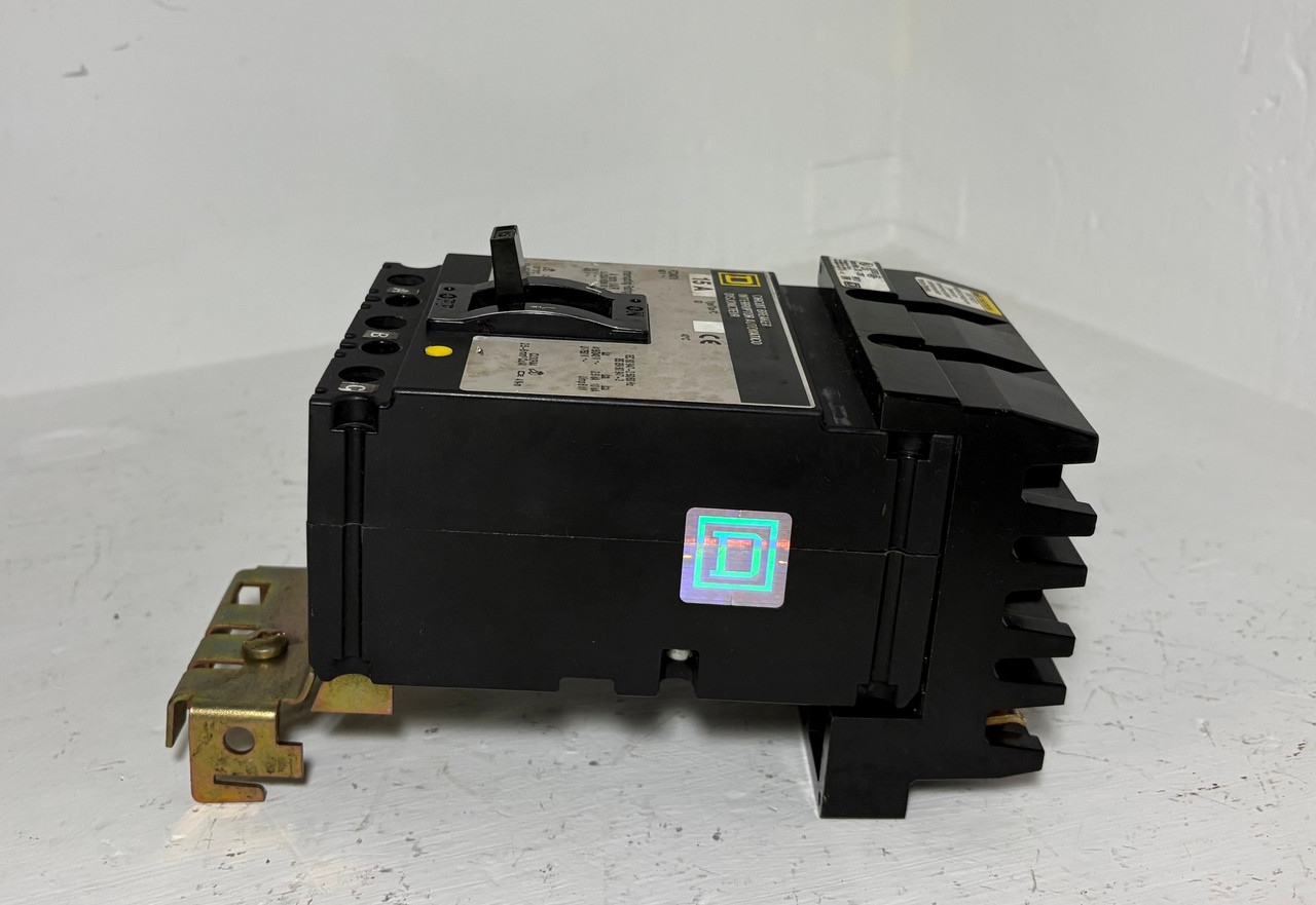 Square D I-Line FC34015 15A Circuit Breaker 480 VAC 3P Type FC 15 Amp 3P HACR (EM5798-2)