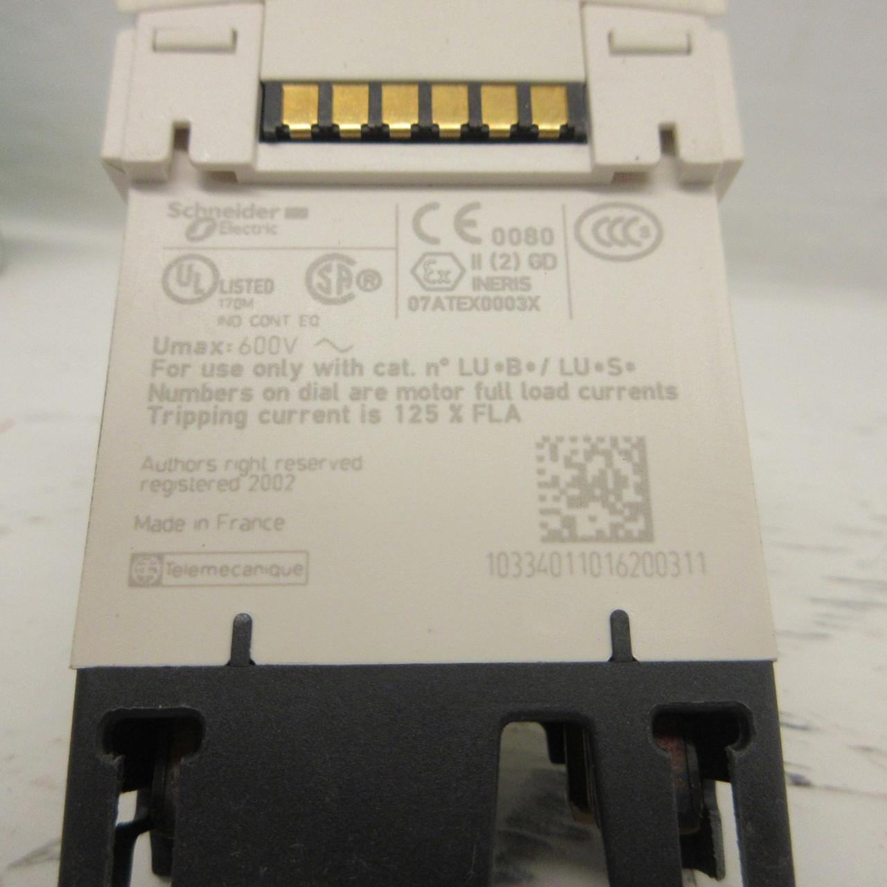 NEW Schneider Electric TeSys LUCD05BL Advanced Control Unit Class 20 600V NIB (AH0962-1)