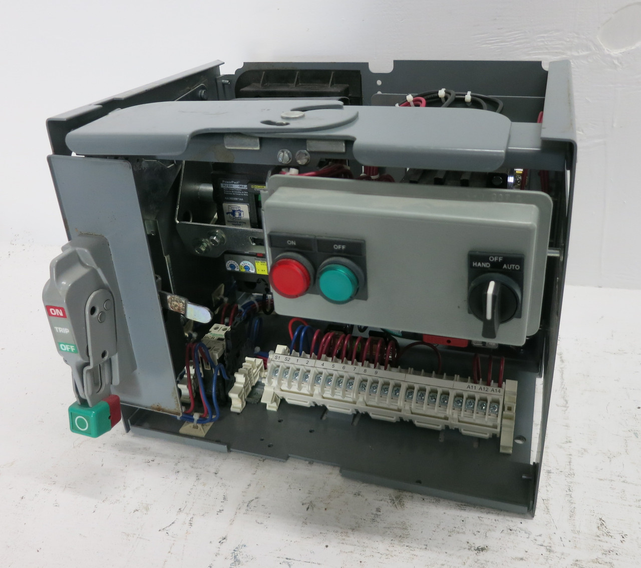 Square D Model 6 30 Amp Breaker Size 1 Starter 12" MCC Bucket 30A HJL36030M71AA (DW7930-2)