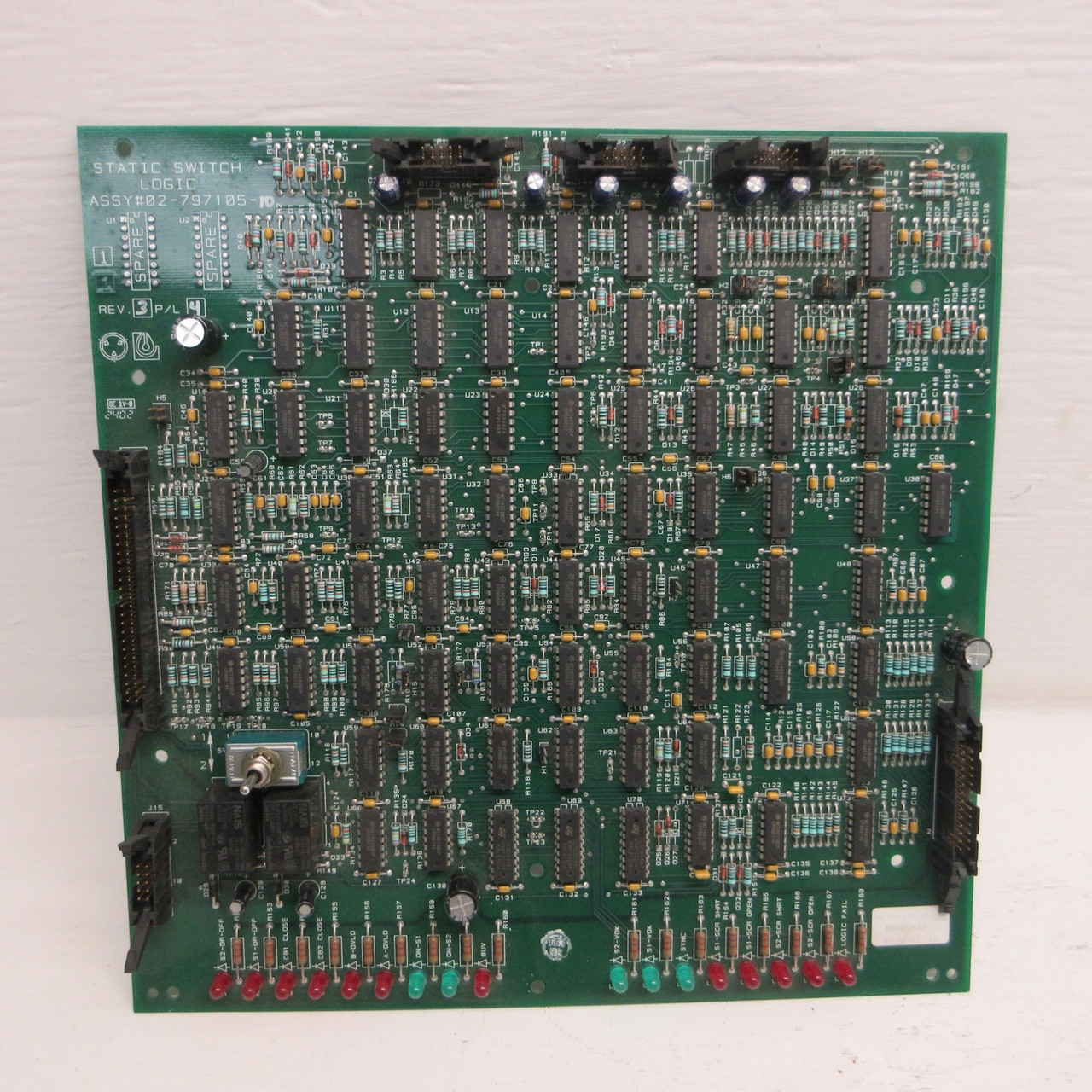 Liebert 02-797105-10 Static Switch Logic Board PCB Assembly For UPS Assembly (AH0969-2)