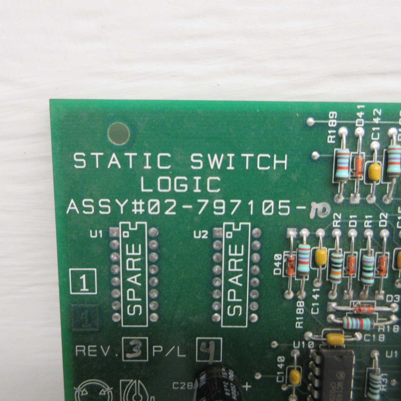 Liebert 02-797105-10 Static Switch Logic Board PCB Assembly For UPS Assembly (AH0969-2)