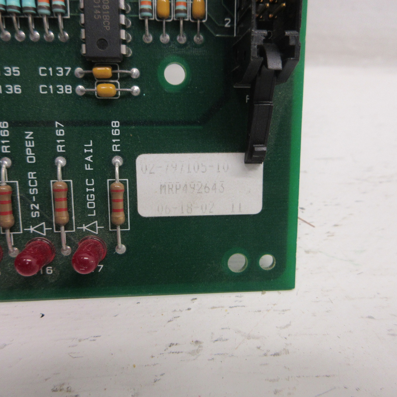 Liebert 02-797105-10 Static Switch Logic Board PCB Assembly For UPS Assembly (AH0969-2)