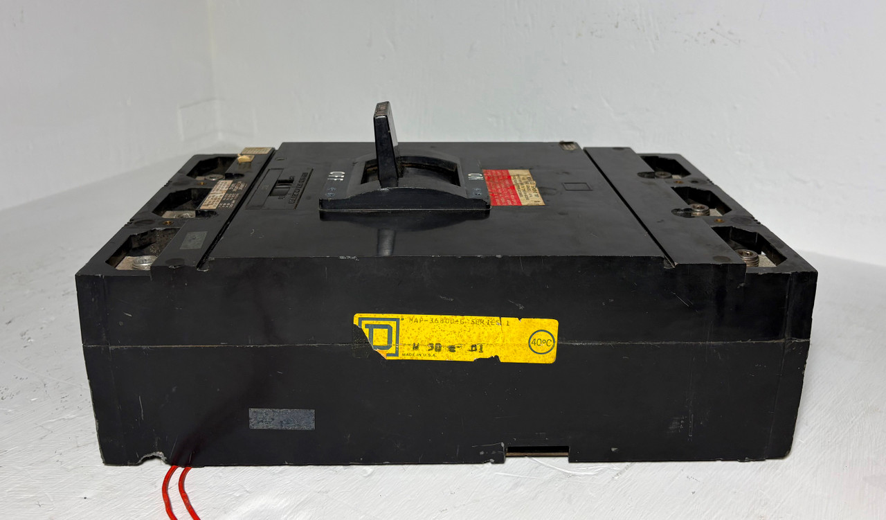 Square D MAP36800G 800A Circuit Breaker w/ Ground Fault 600V 3P MAL 800 Amp flaw (EM5822-1)