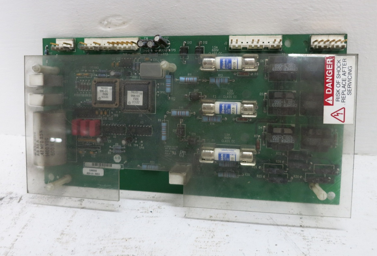 Image of Allen Bradley 198500 Rev 01 AC VS Drive Control Board 1336-PB-SP23C PCB