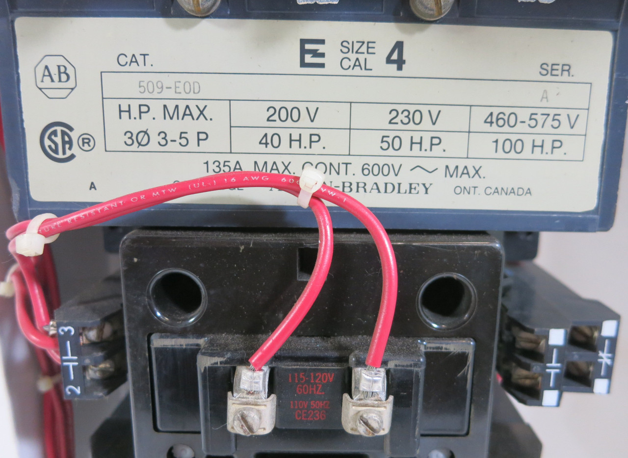 Allen Bradley 2100 Centerline Size 4 200A 39" Fusible MCC Bucket  200 Amp (BJ1072-3)