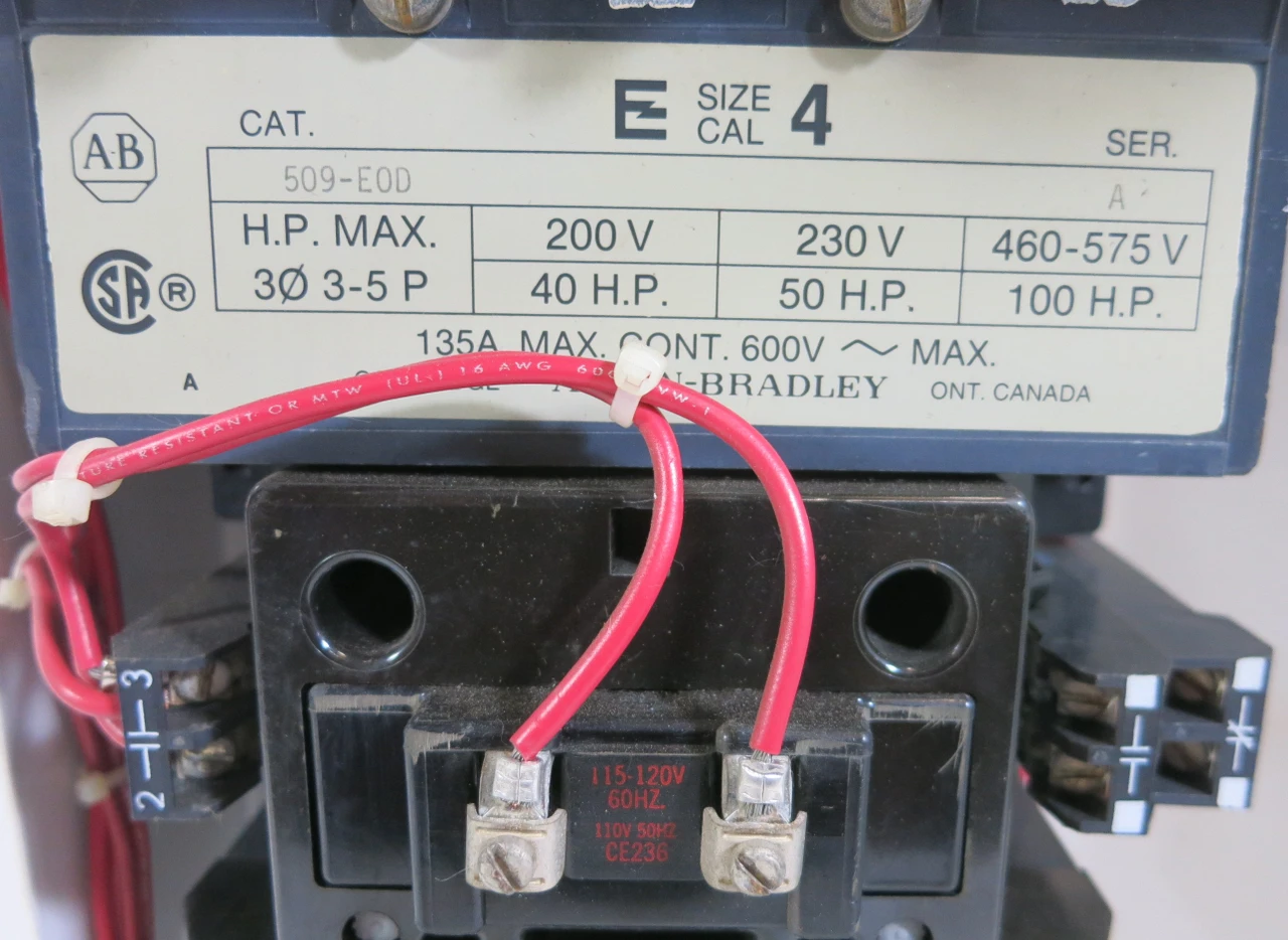 Allen Bradley 2100 Centerline Size 4 200A 39" Fusible MCC Bucket  200 Amp (BJ1072-3)