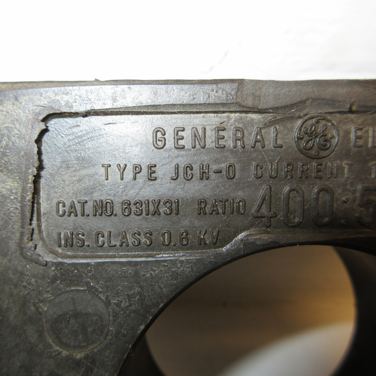 GE 631X31 Current Transformer Type JCH-0 Ratio 400:5A CT General Electric 0.6KV (AH0980-24)
