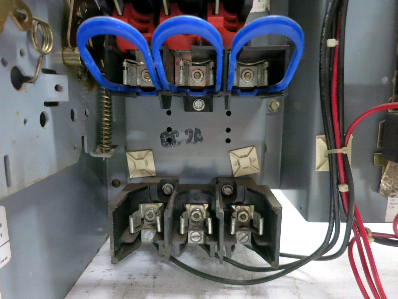 Square D Model 5 30A Fusible Size 1 Starter 12" MCC Bucket 8536SCO3S 30 Amp (DW7947-2)