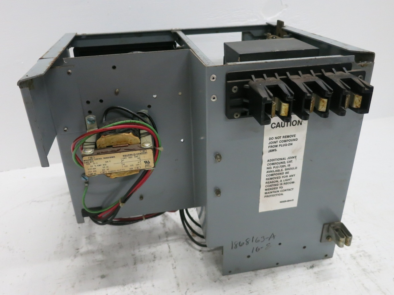 Square D Model 5 30A Fusible Size 1 Starter 12" MCC Bucket 8536SCO3S 30 Amp (DW7947-2)