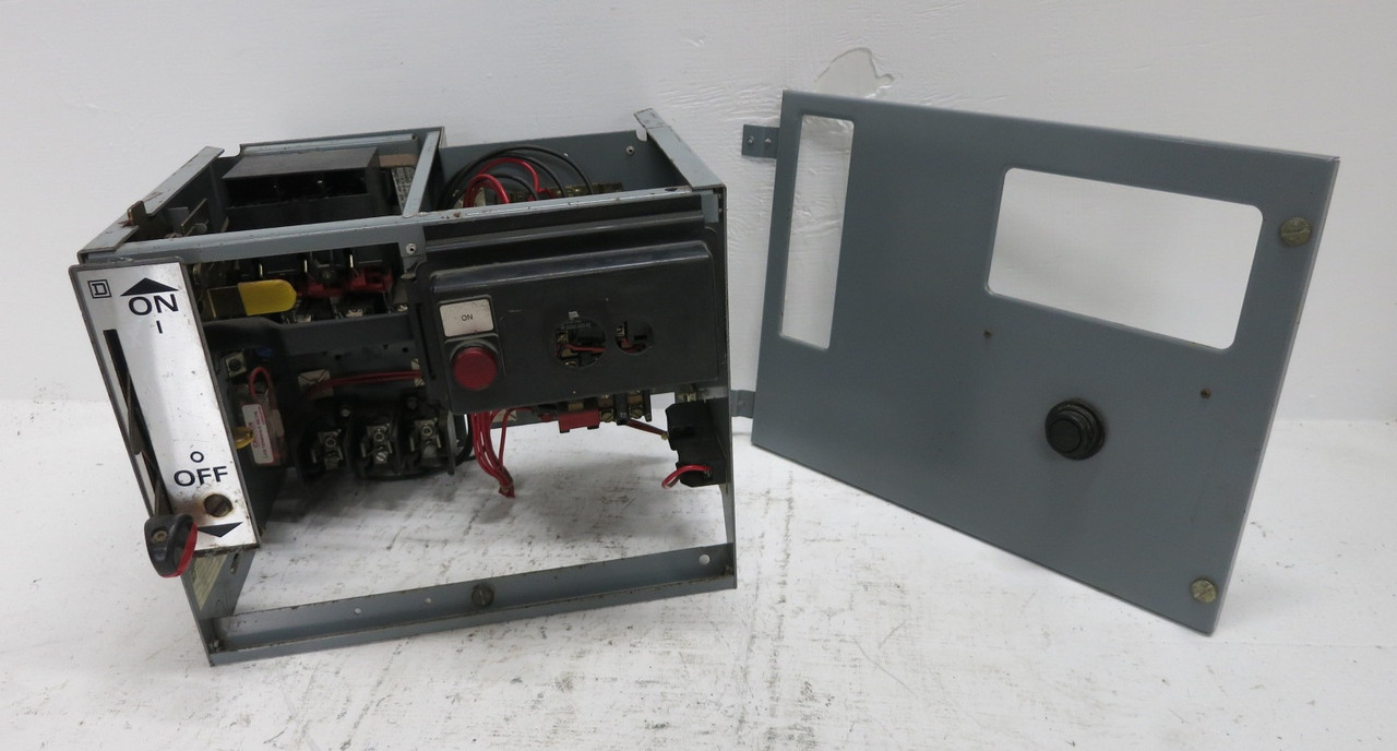 Square D Model 5 30A Fusible Size 1 Starter 12" MCC Bucket 8536SCO3-BS 30 Amp (DW7946-8)