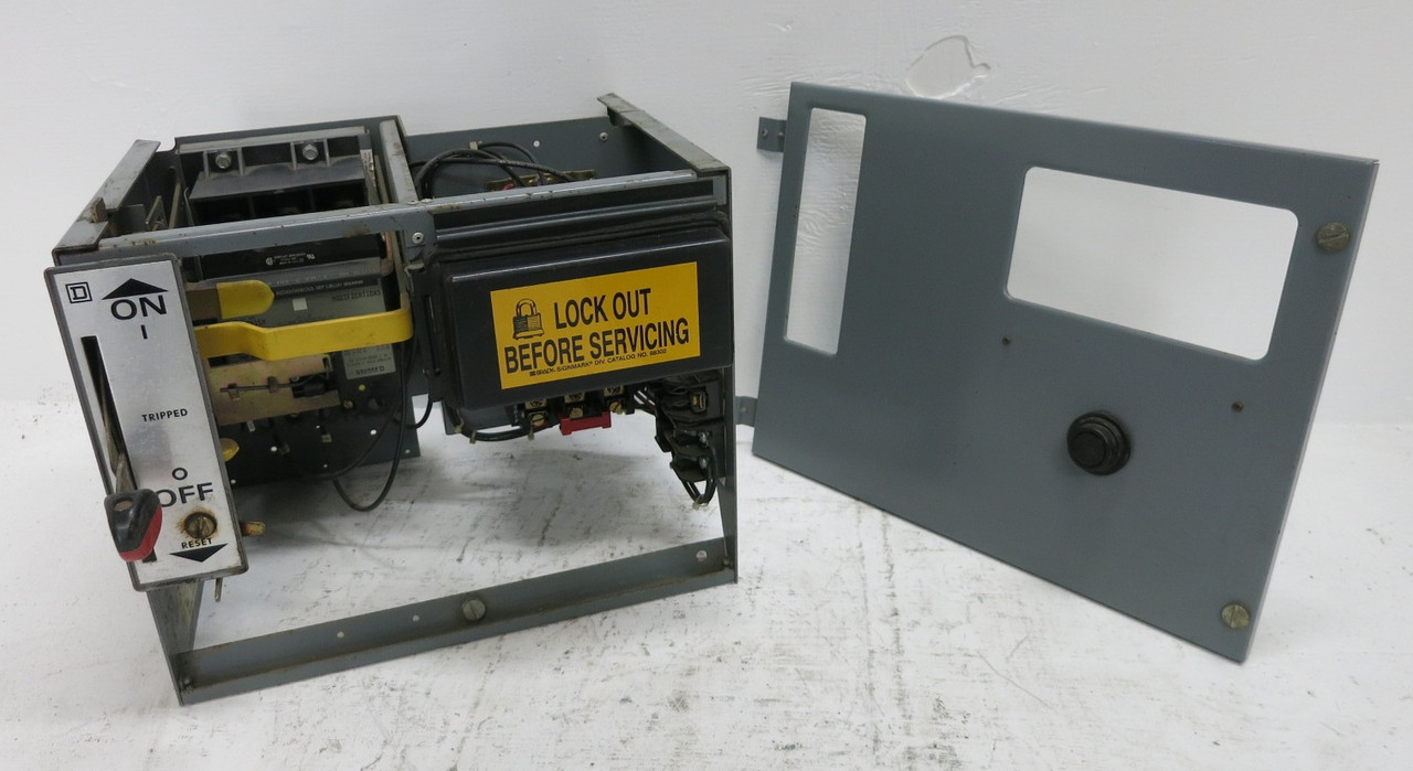 Square D Model 5 30A Breaker Size 1 Starter 12" MCC Bucket 30 Amp 8536SCO3S (DW7948-4)