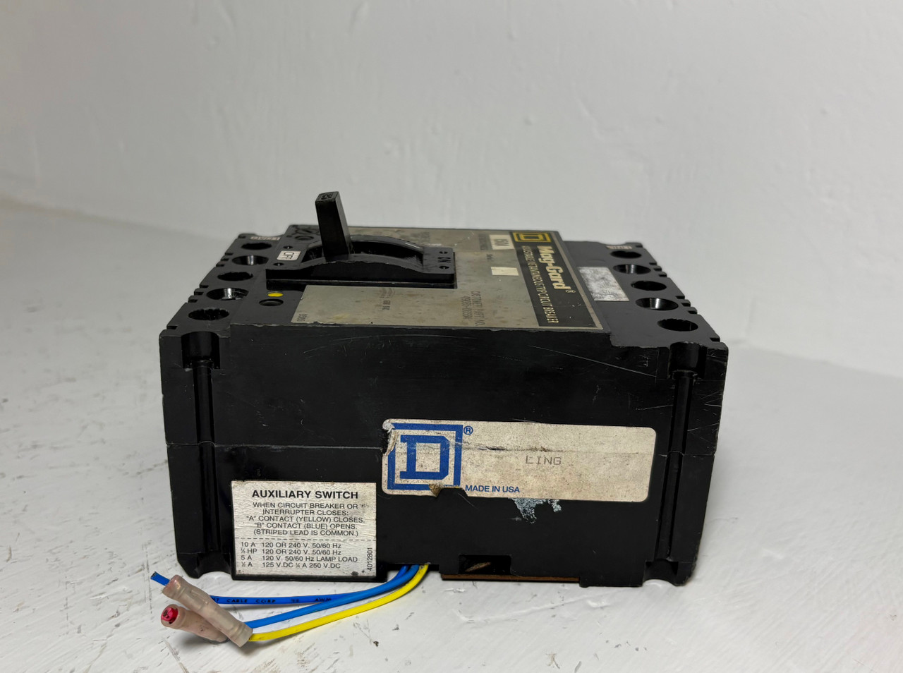 Square D FAF3615024M1212 150A Mag-Gard Circuit Breaker 600V 3P 150 Amp FAF36150 (EM5829-1)