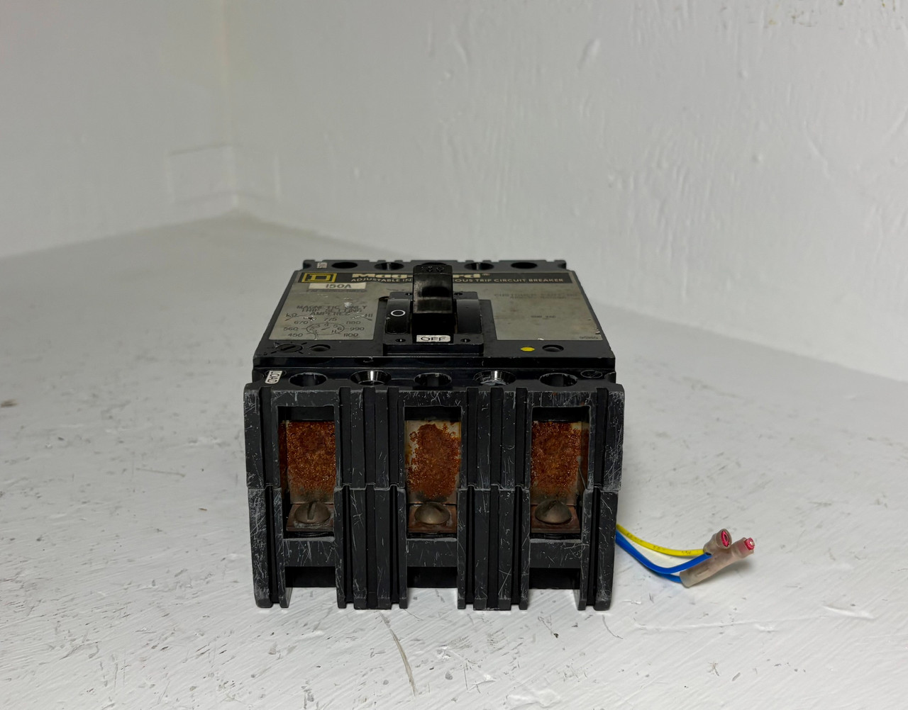 Square D FAF3615024M1212 150A Mag-Gard Circuit Breaker 600V 3P 150 Amp FAF36150 (EM5829-1)