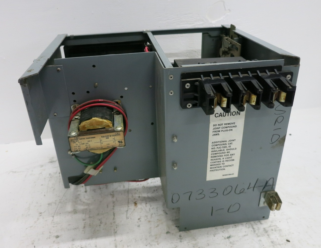 Square D Model 5 3A Breaker Size 1 Starter 12" MCC Bucket 3 Amp 8536SCO3S (DW7950-1)