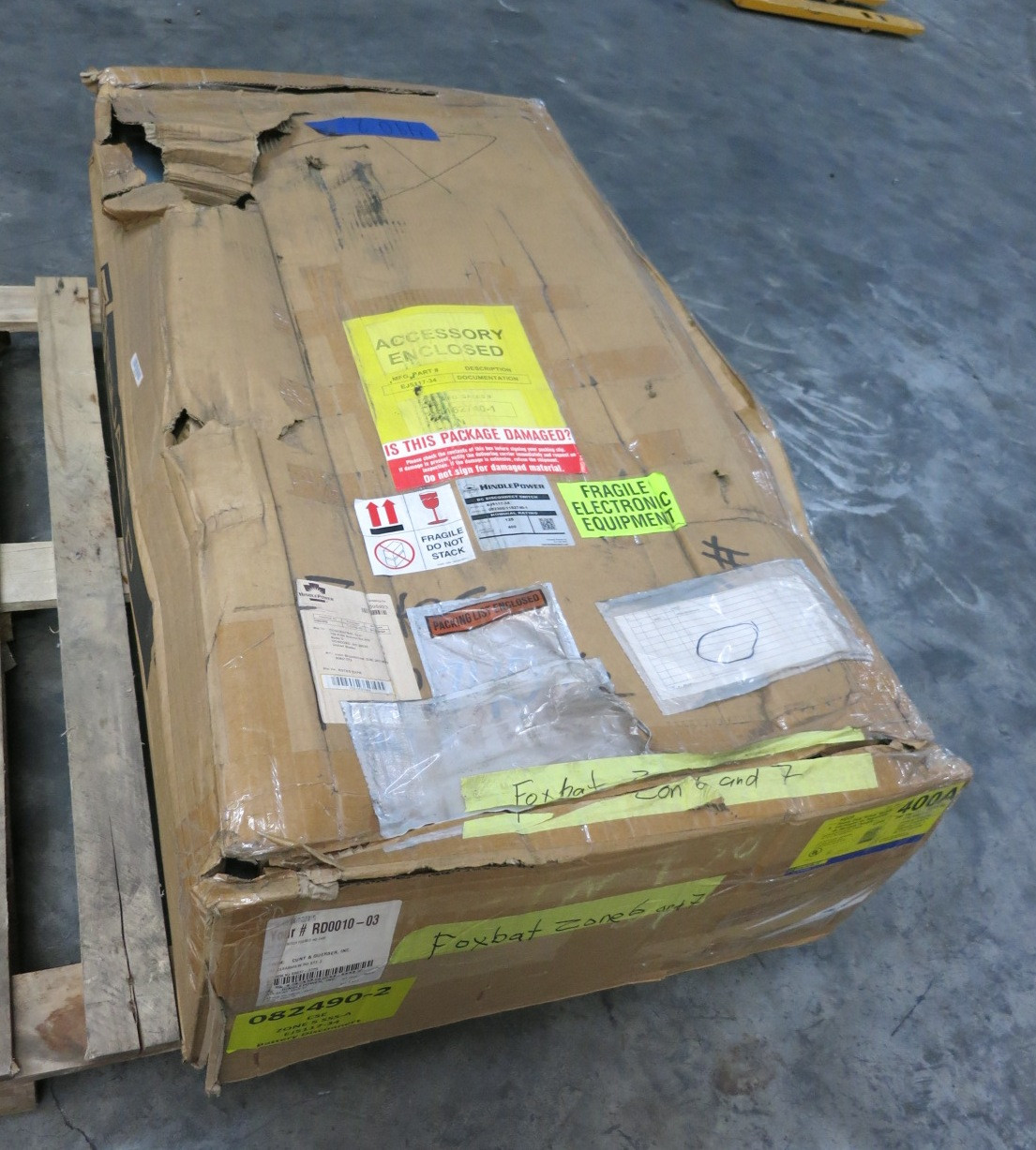 NEW Square D H225 400A 240V Fusible Safety Switch Disconnect 2P 400 Amp 250 VDC (DW7958-8)