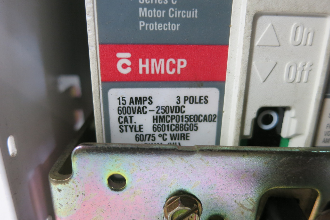 Allen Bradley 2100 Centerline Dual Size 1 Starter 30 Amp Breaker 18" MCC Bucket (BJ1077-1)