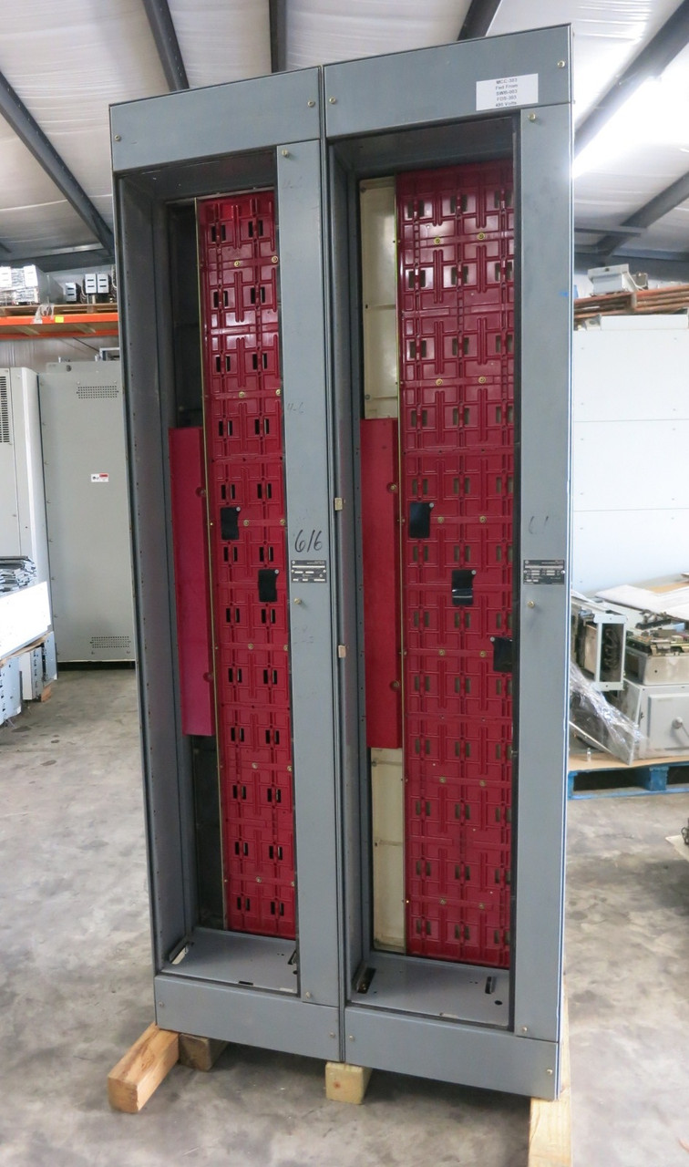 Image of Allen Bradley Centerline 2100 600A 2x Section MCC Motor Control Center 600 Amp