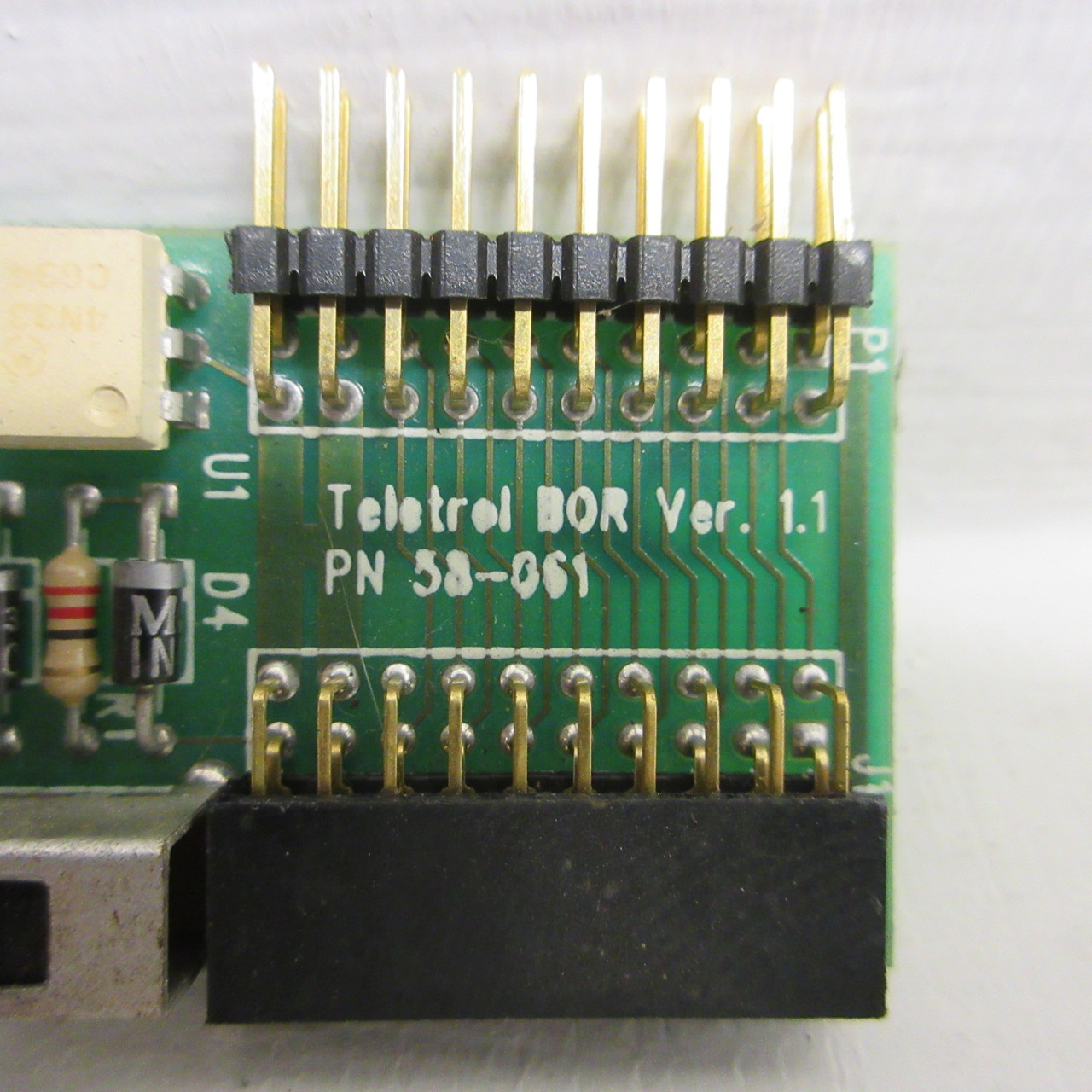 Teletrol BOR 58-061 Ver. 1.1 Digital Output Board PLC PN 58061 58O61 58-O61 (AH0993-8)
