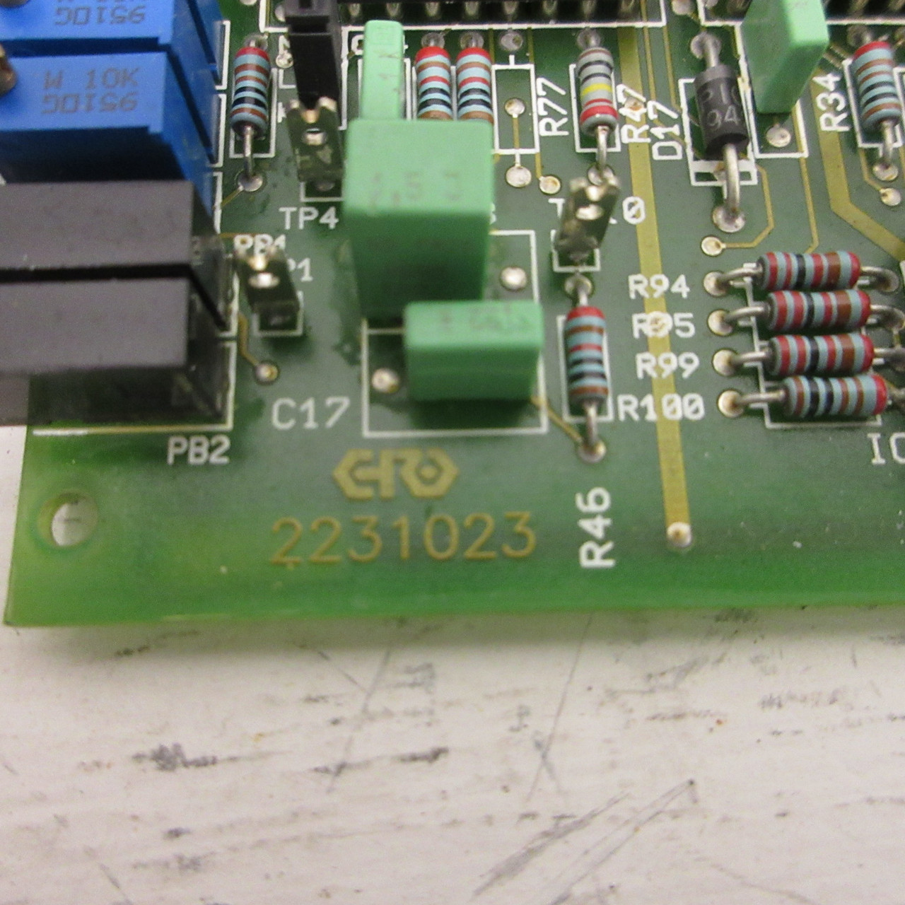 Durr 2231023 Control Board PLC Card Module Duerr Circuit Board 606251 ERO CRO (AH1001-6)