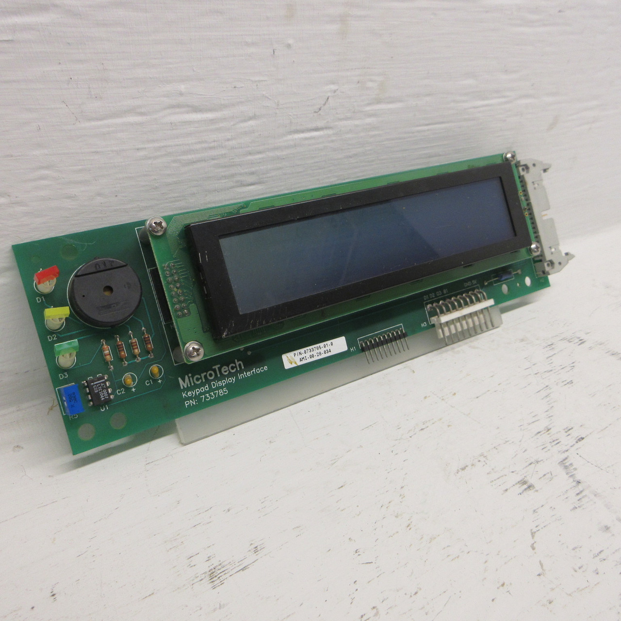 MicroTech 0733785-01-0 Keypad Display Interface Assembly 733785 Mcquay Chiller (AH0999-1)