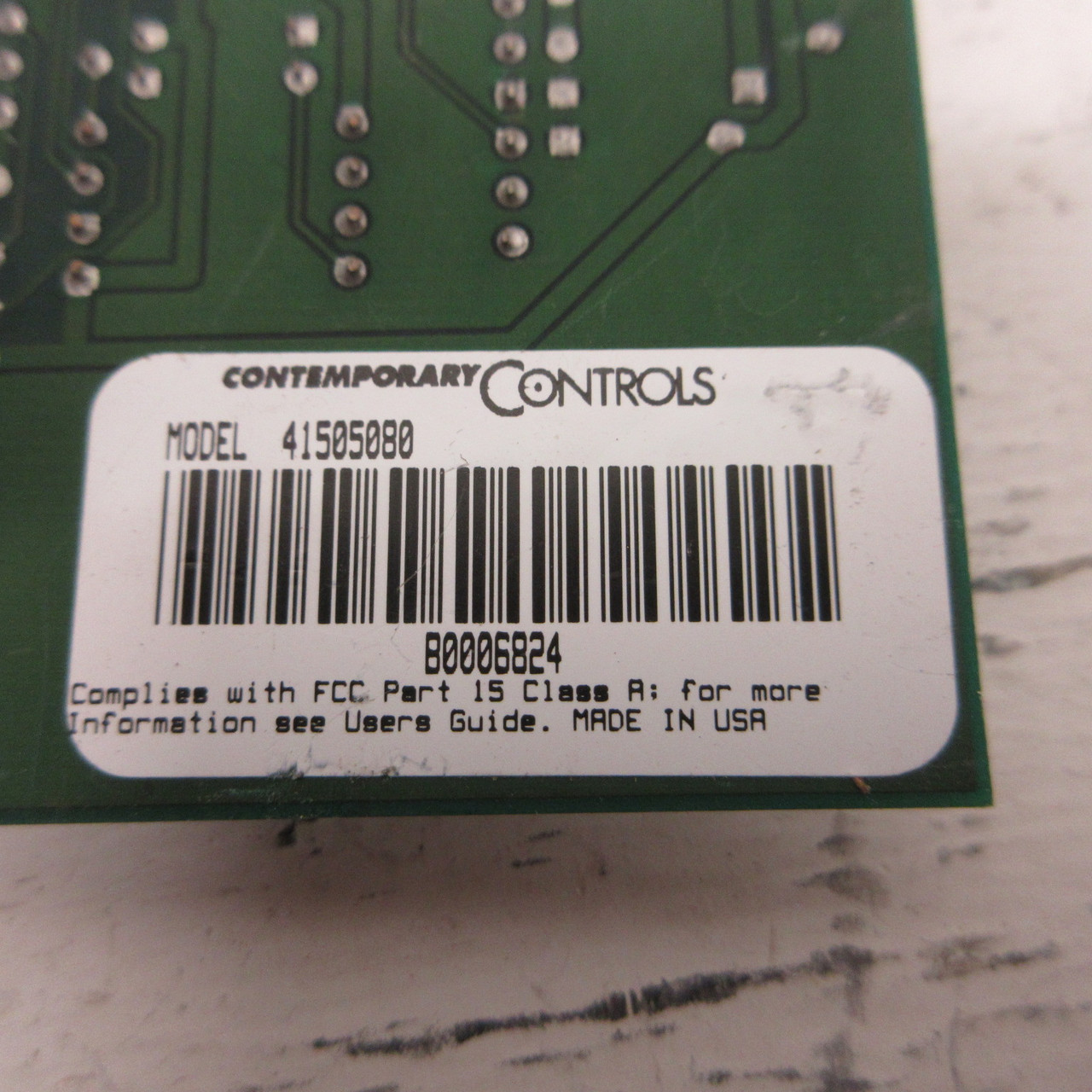Contemporary Controls Interface Module BNC Connection 8-Bit Model 41505080 Board (AH0996-1)
