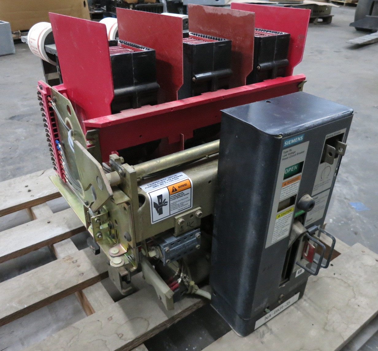 Siemens RLF-800 800A Air Breaker LSIG Static Trip III RMS-TSIG-TZ-C 800 Amp (DW7977-2)