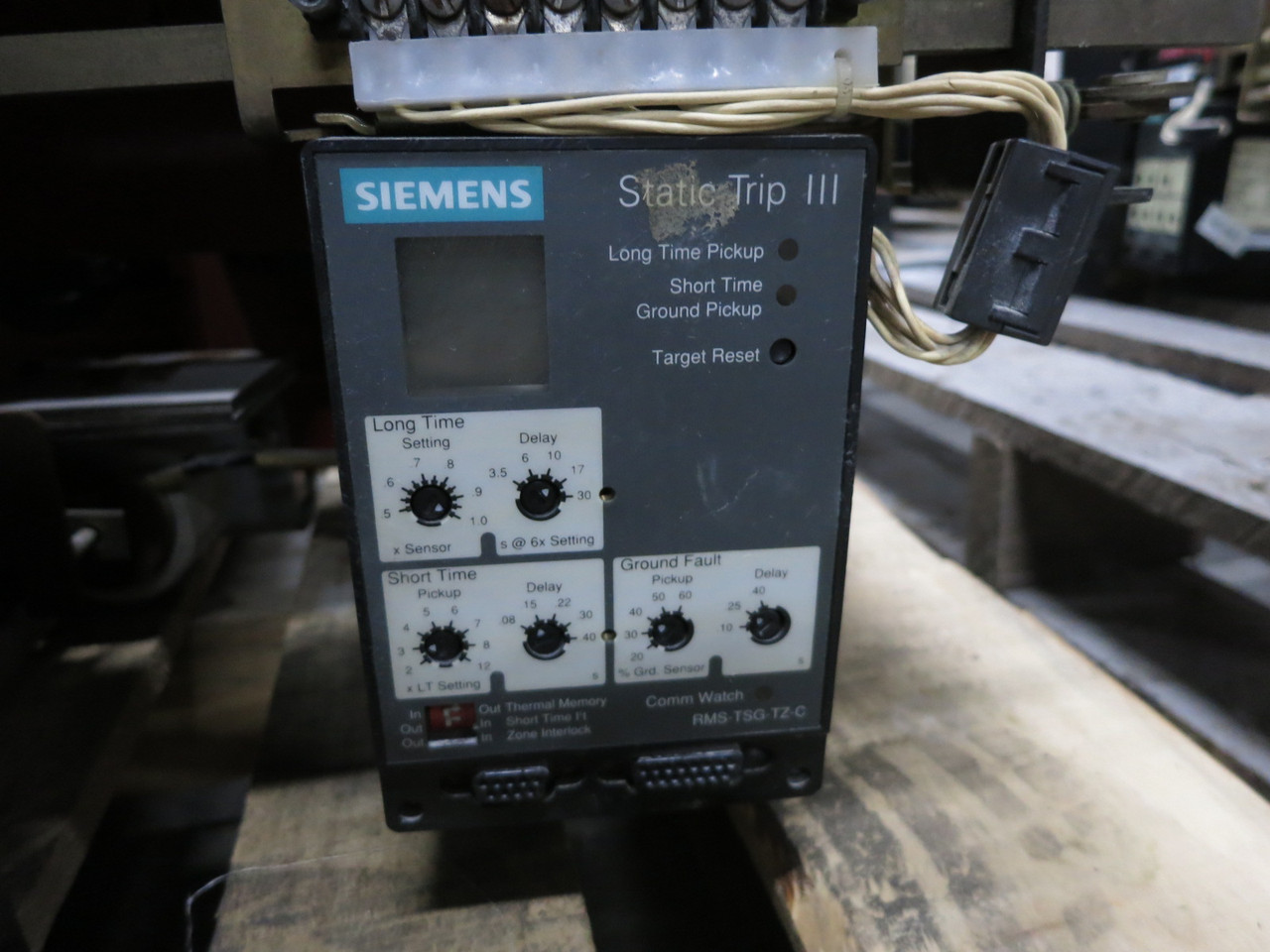 Siemens RLF-3200 3200A Air Breaker LSG Static Trip III RMS-TSG-TZ-C 3200 Amp (DW7972-2)