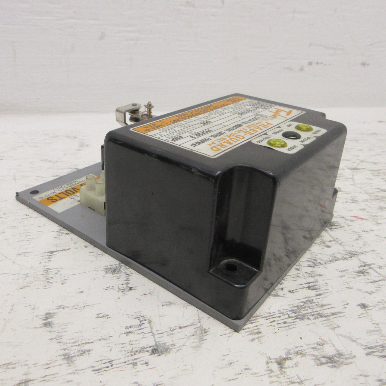 Taylor PLV-480 Phase-Gaurd Phase Failure Relay 480V 3PH 30A Fixed Time Delay USA (AH1005-1)