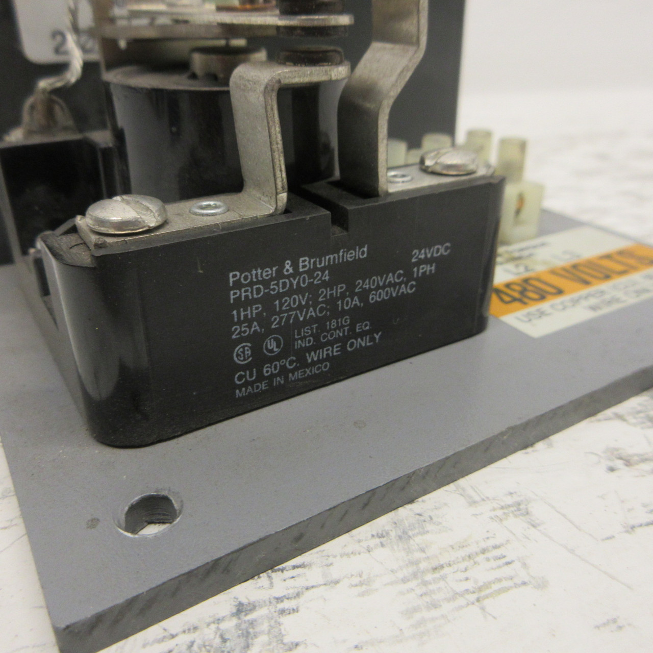 Taylor PLVR-480 Phase-Gaurd Phase Failure Relay 480V 3PH 30A Fixed Time Delay (AH1006-2)