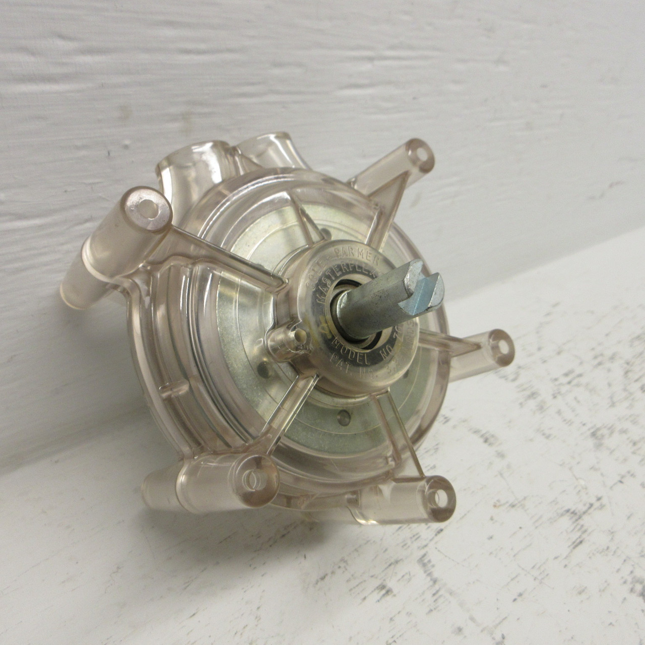 NEW Cole-Parmer Masterflex Model No. 7019 Pump Head Clear Plastic No Hardware (AH1010-1)