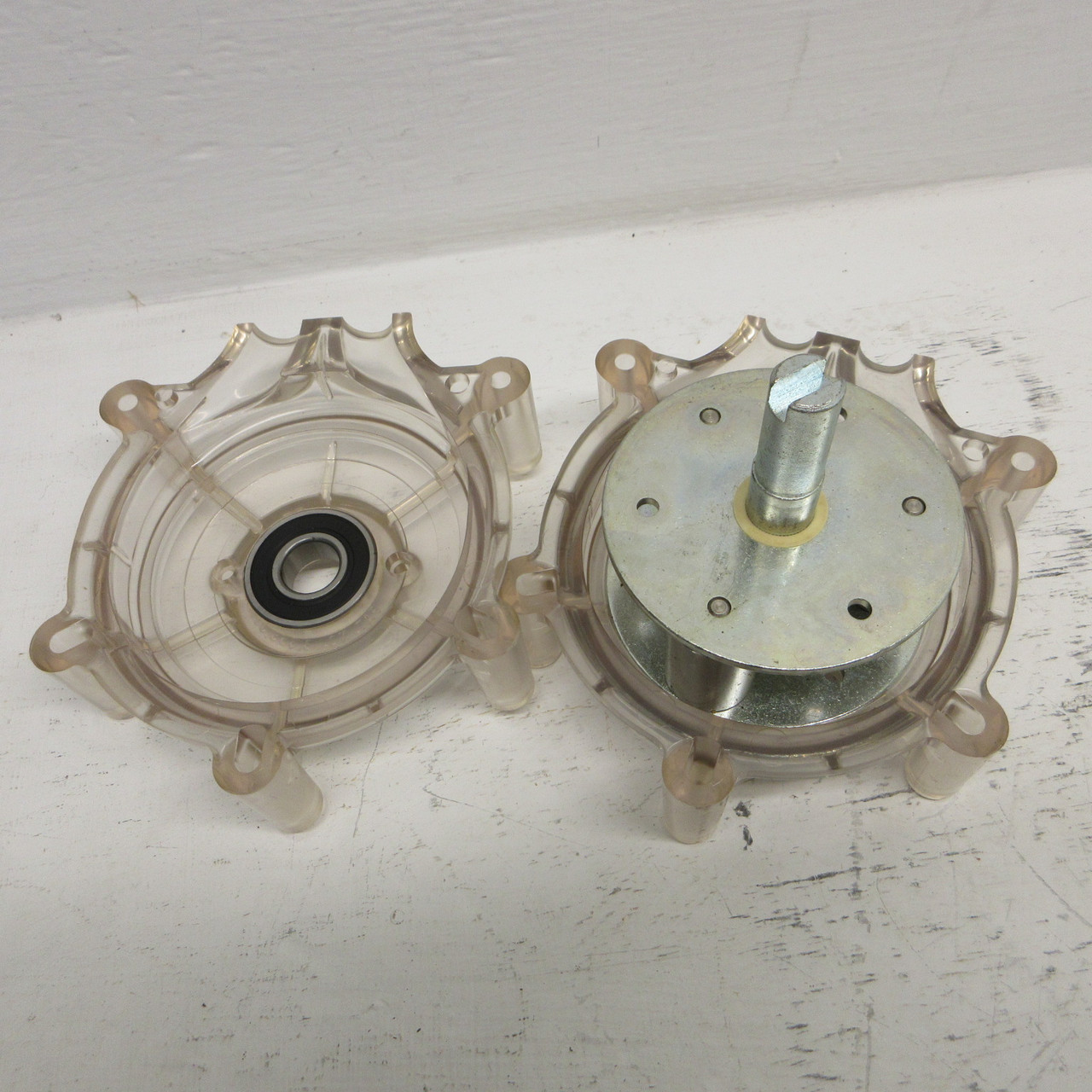 NEW Cole-Parmer Masterflex Model No. 7019 Pump Head Clear Plastic No Hardware (AH1010-1)