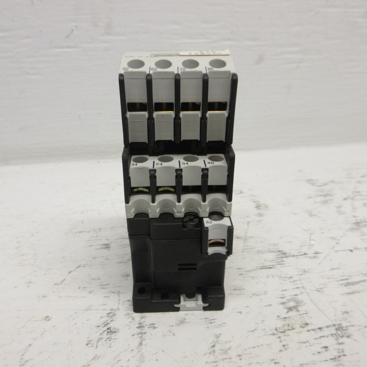 Klockner Moeller DILR44D Motor Contactor 600VAC 120V Coil DILR-44D w/ DIL R 44D (AH1012-10)