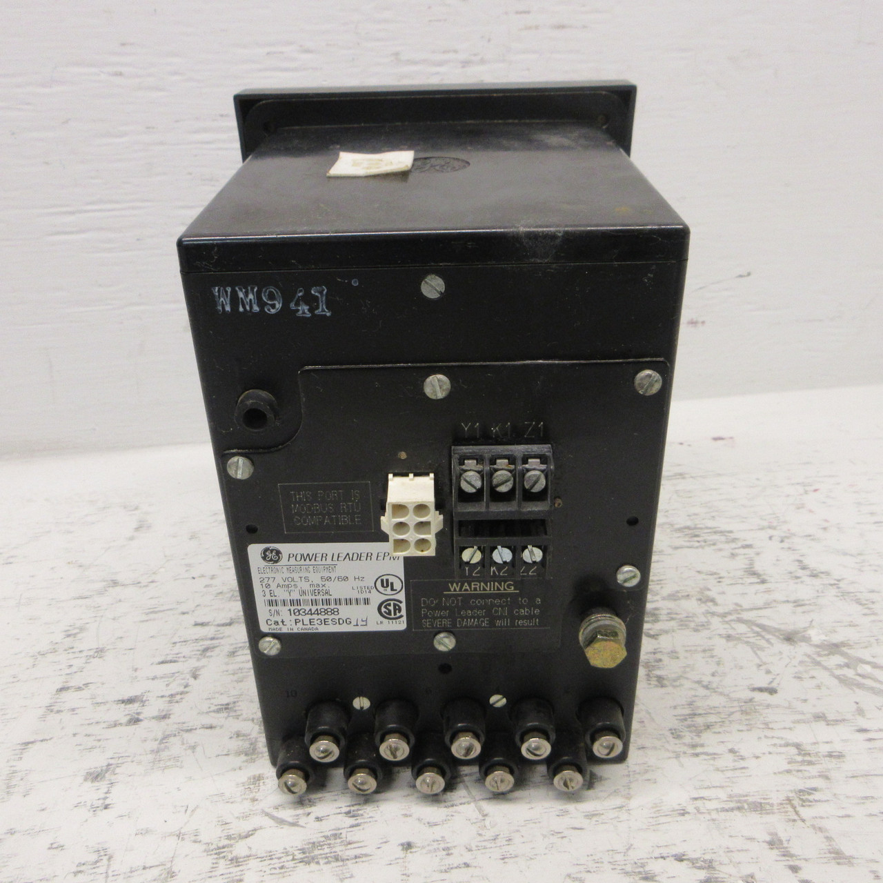 GE PLE3ESDG14 Power Leader EPM Electronic Meter Relay PLE3ESDG-14 PLEPM (AH1013-1)