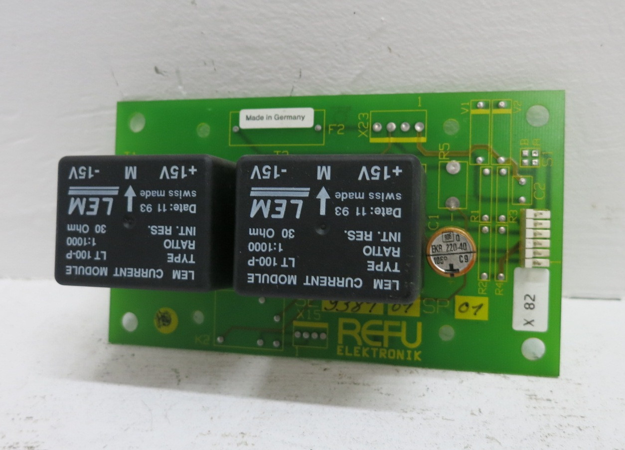 Refu Elektronik SE9387 Siemens Simovert Drive PCB Sensor Circuit Board 008316/01 (DW7983-1)