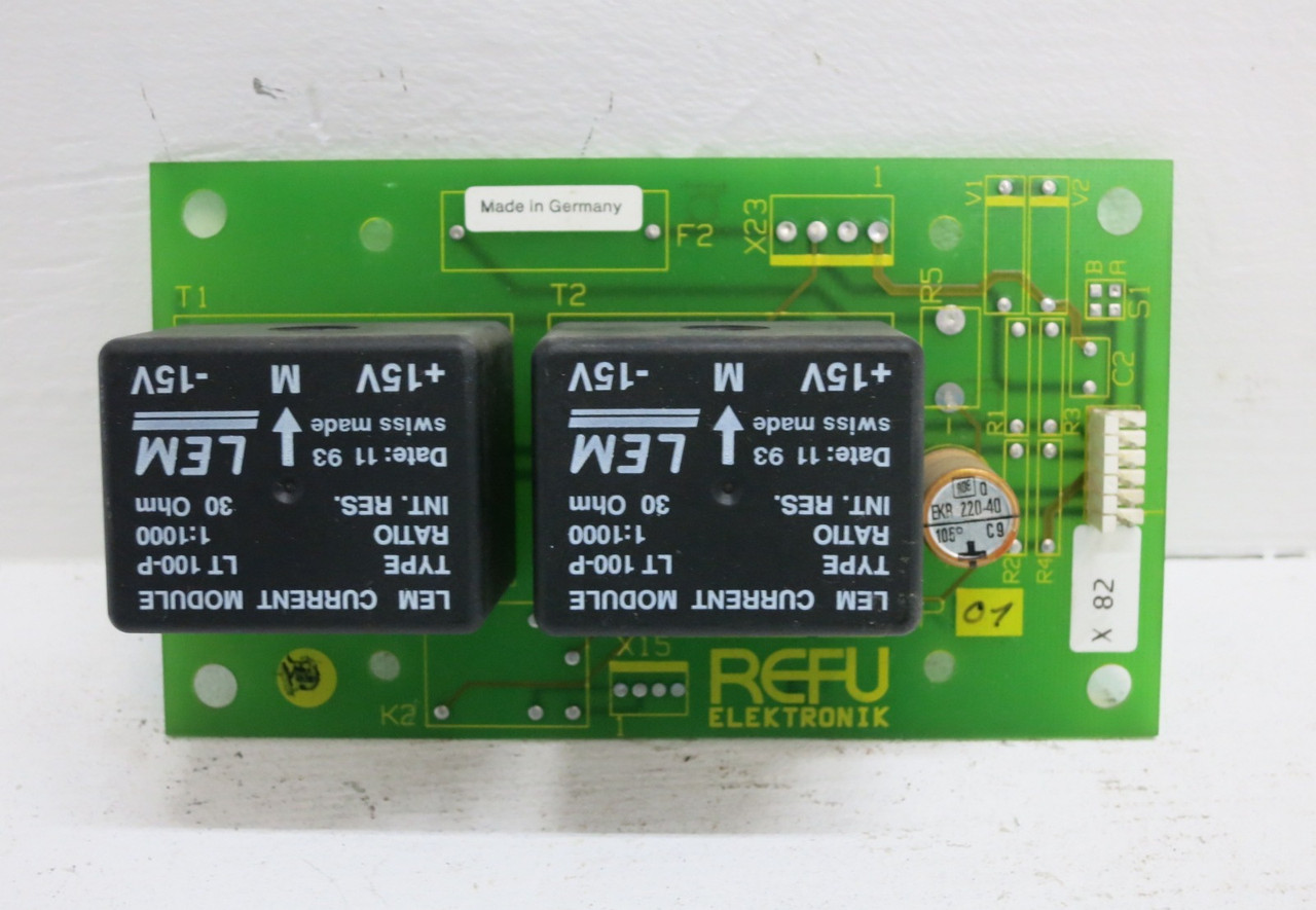 Refu Elektronik SE9387 Siemens Simovert Drive PCB Sensor Circuit Board 008316/01 (DW7983-1)