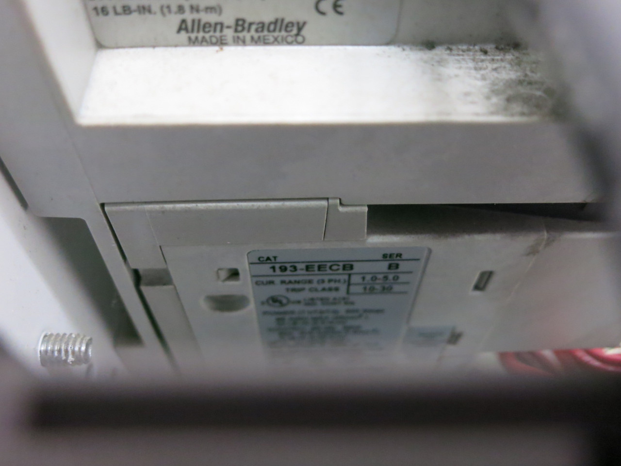 Allen Bradley 2100 Centerline 30 Amp Fusible Size 1 Starter 6" MCC Bucket EECB (DW7985-3)