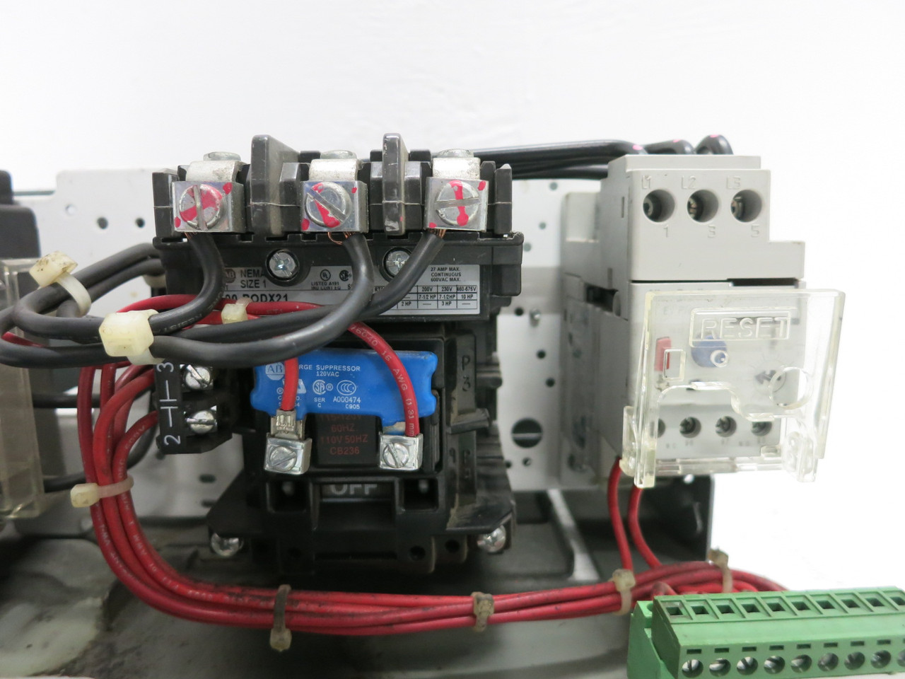 Allen Bradley 2100 Centerline 30 Amp Fusible Size 1 Starter 6" MCC Bucket EEEB (DW7986-4)