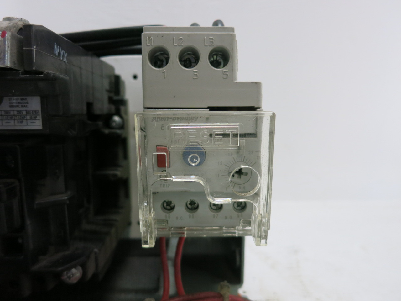 Allen Bradley 2100 Centerline 30 Amp Fusible Size 1 Starter 6" MCC Bucket EEEB (DW7986-4)