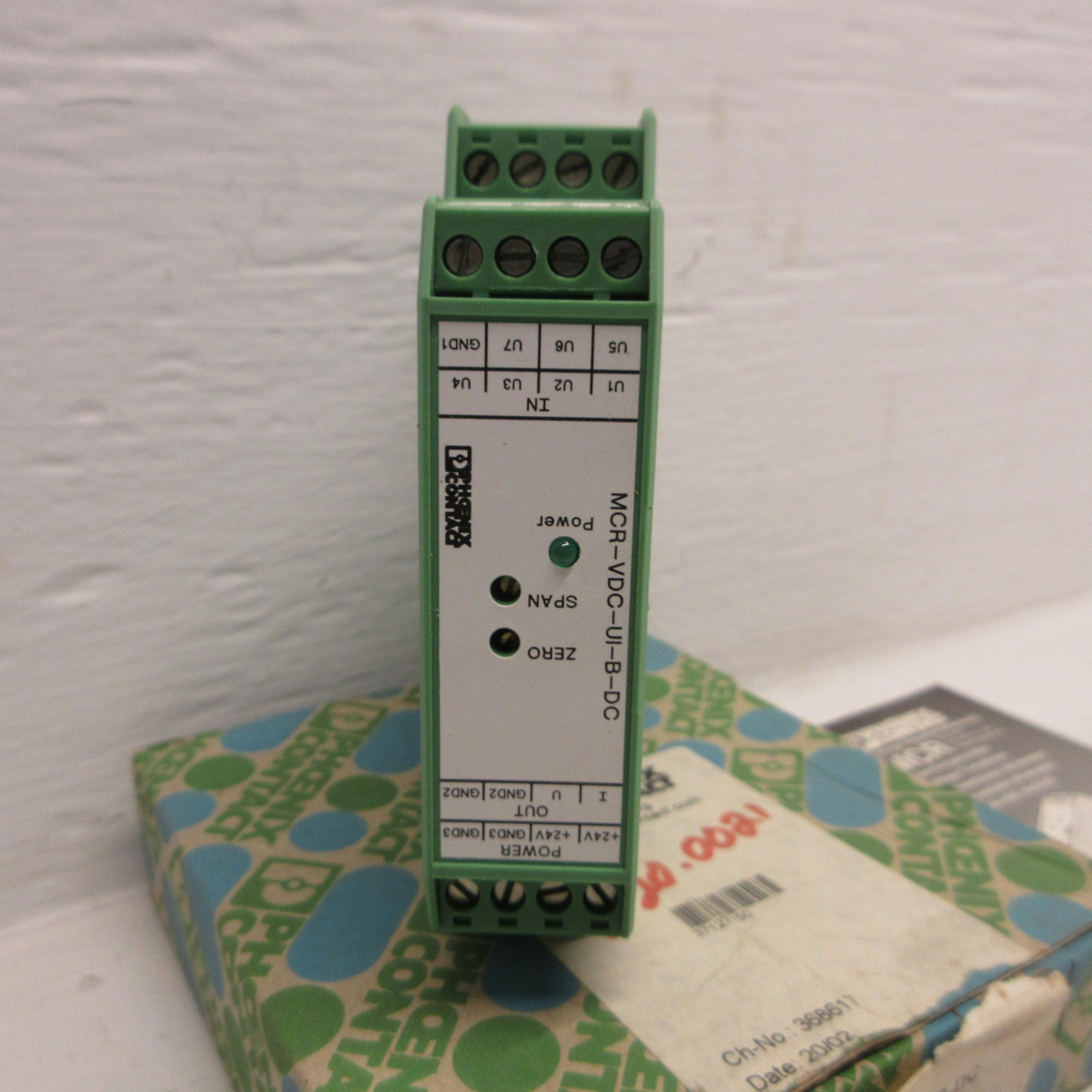 NEW Phoenix Contact MCR-VDC-UI-B-DC Voltage Measuring Transducer Module 50ma NIB (AH1019-1)