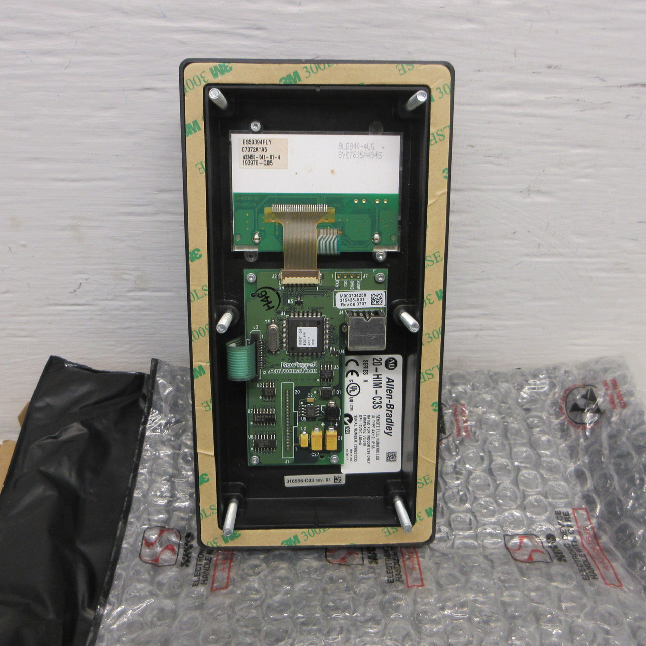 NEW Allen Bradley 20-HIM-C3S Ser A 4X/12 Remote Full Numeric LCD Controller NIB (AH1022-1)