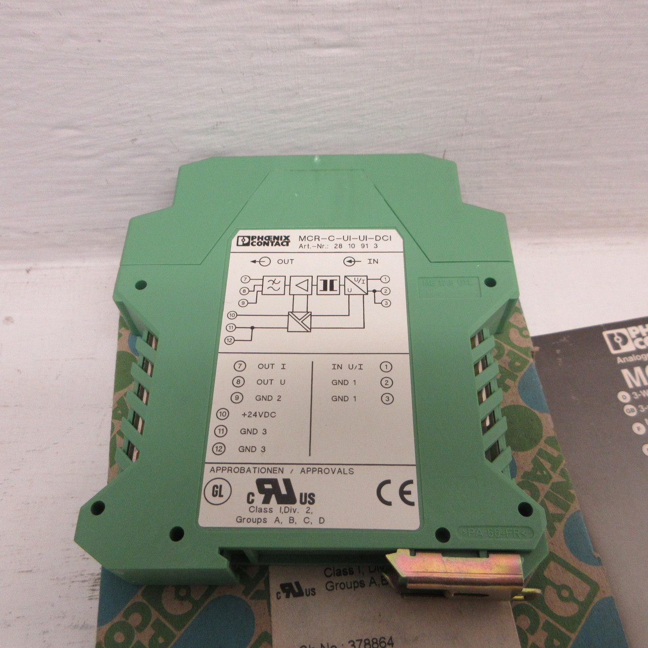 NEW Phoenix Contact MCR-C-UI-UI-DCI Contact Signal Conditioner Preconfigured NIB (AH1020-1)