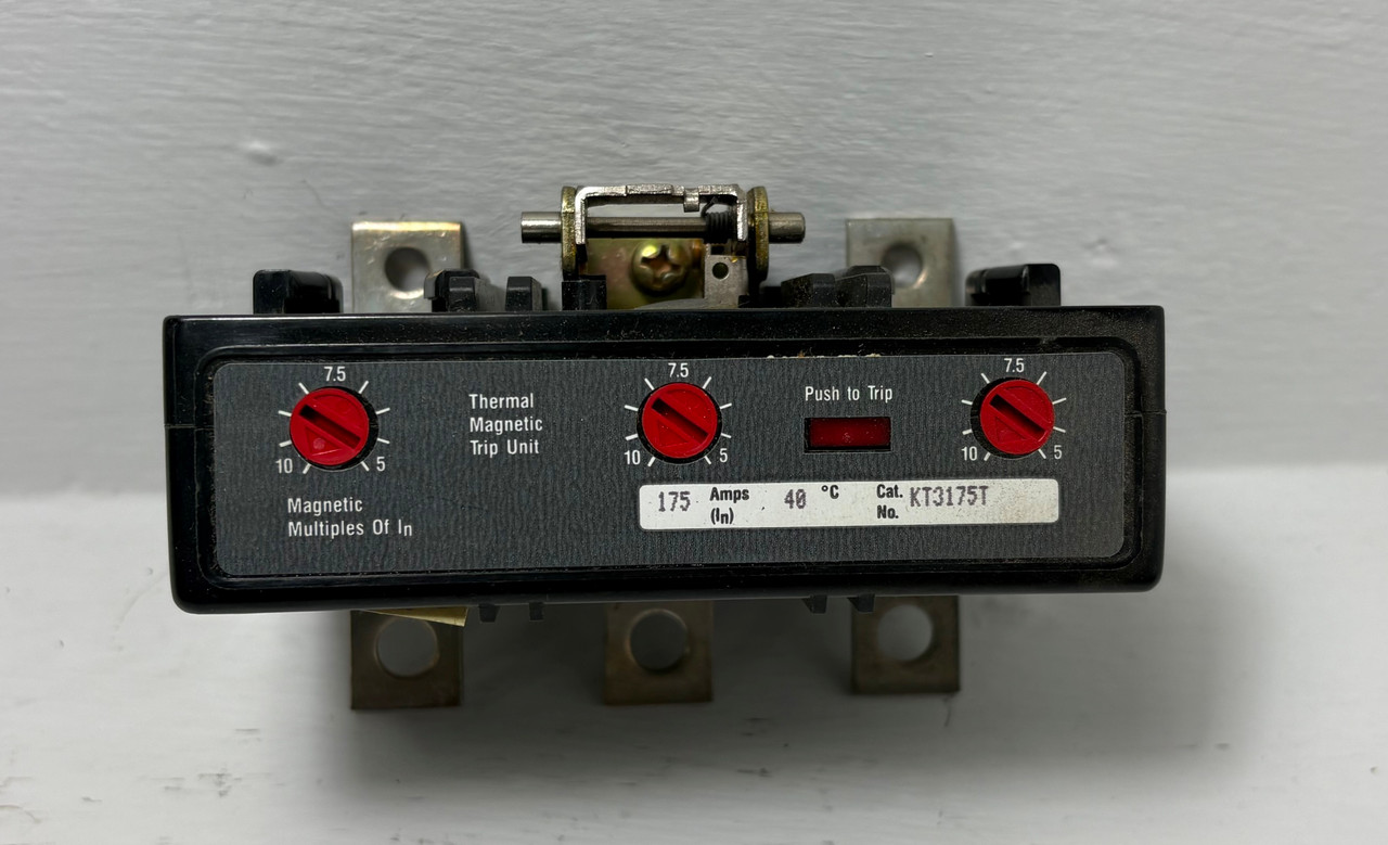 NEW Westinghouse KT3175T 175A Thermal Magnetic Trip Unit for Breaker 175 Amp NIB (EM5844-1)