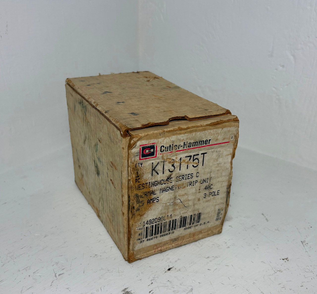 NEW Westinghouse KT3175T 175A Thermal Magnetic Trip Unit for Breaker 175 Amp NIB (EM5844-1)