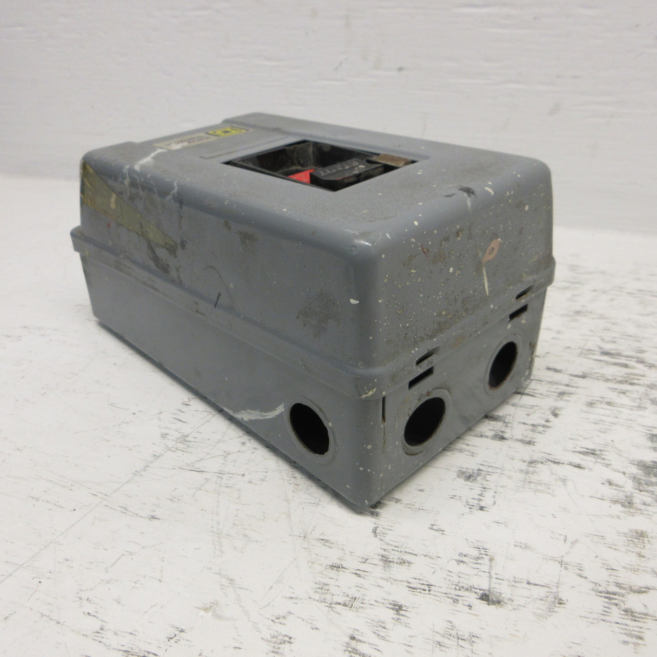 Square D 2510-MBG2 Size M-0 Enclosed Manual Starter 480/600VAC 5HP 2510-MBG2 (AH1027-3)