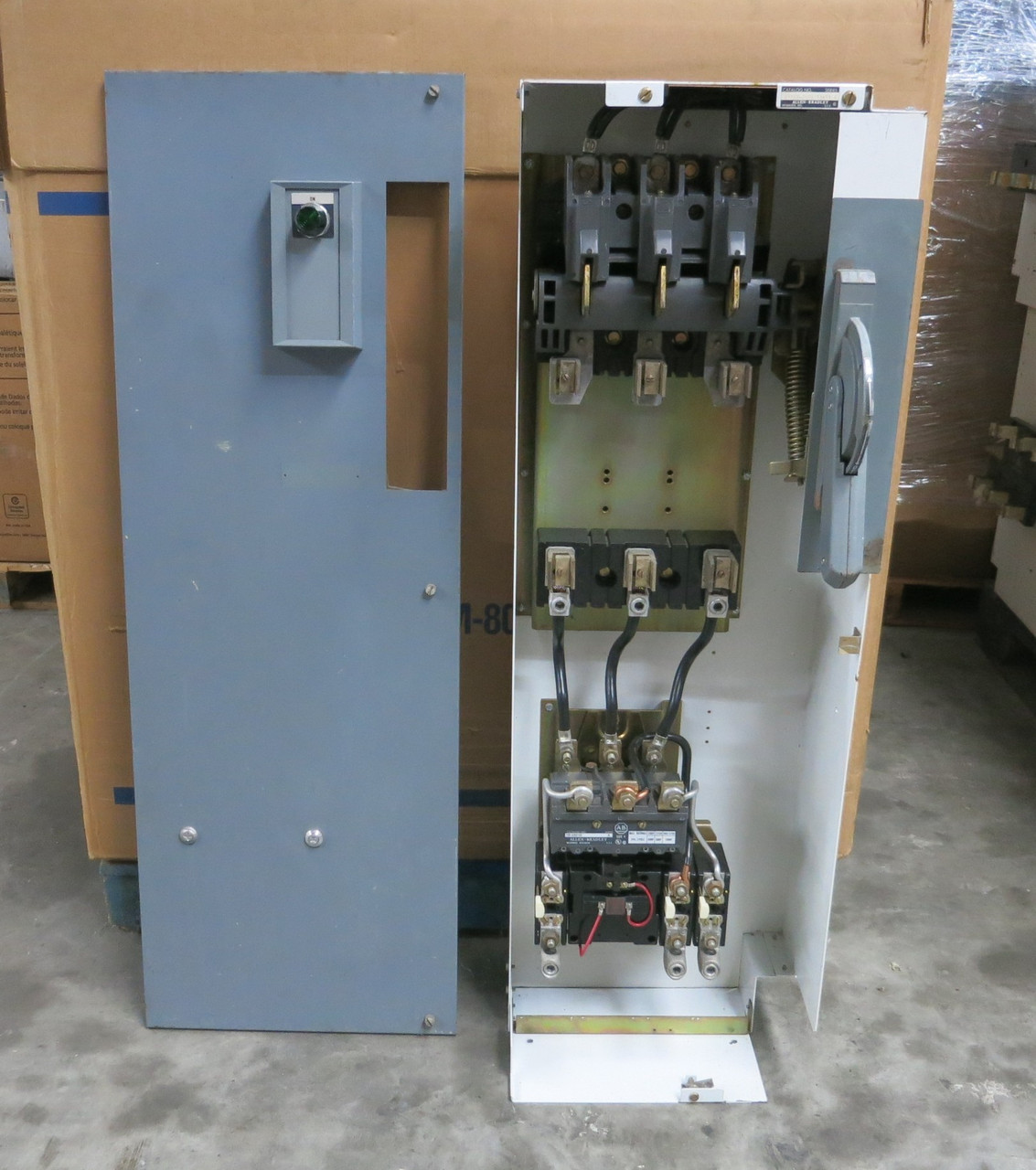 Image of Allen Bradley 2100 Centerline Size 4 Starter 200 Amp Fusible 46" MCC Bucket 200A