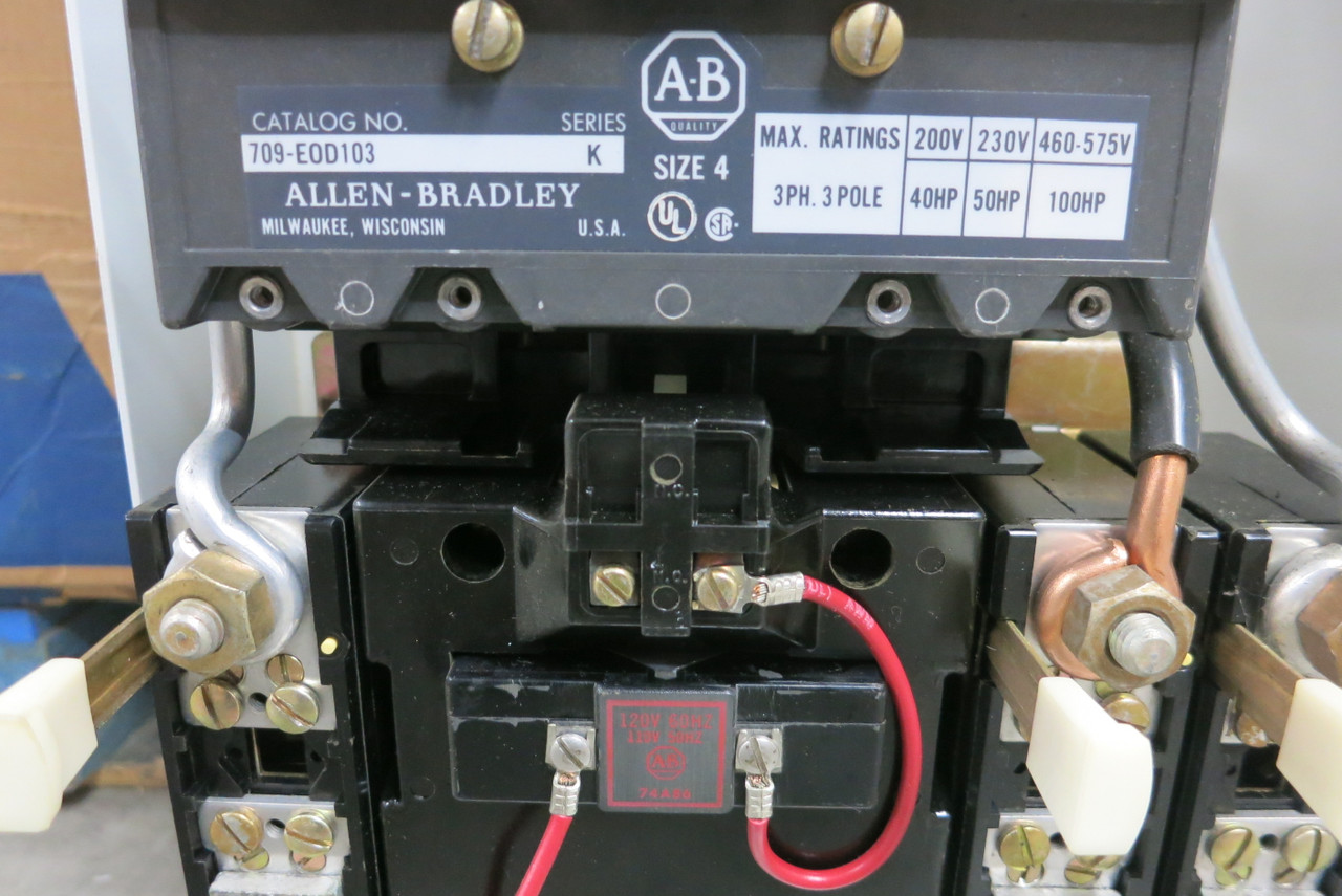 Allen Bradley 2100 Centerline Size 4 Starter 200 Amp Fusible 46" MCC Bucket 200A (BJ1082-2)