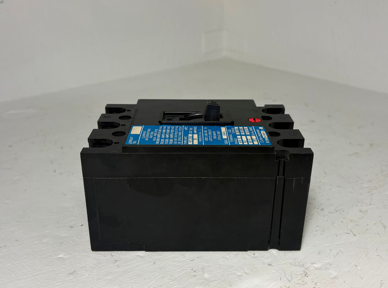 Cutler-Hammer HFC3050 50A Circuit Breaker 480/600V 3 Pole Type HFC 50 Amp Eaton (EM5842-1)